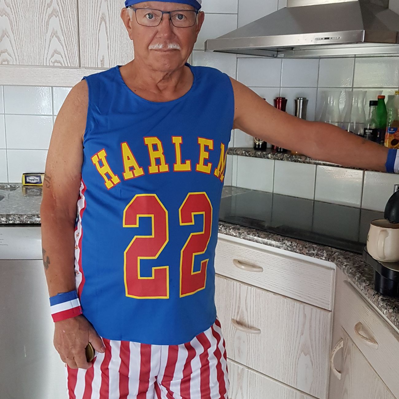 Kundebilde av Harlem Globetrotters Karnevalsdrakt