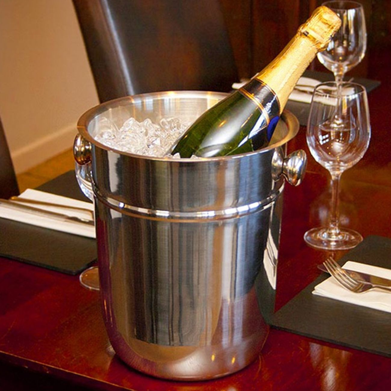 Samppanjacooleri Ruostumattomasta Teräksestä