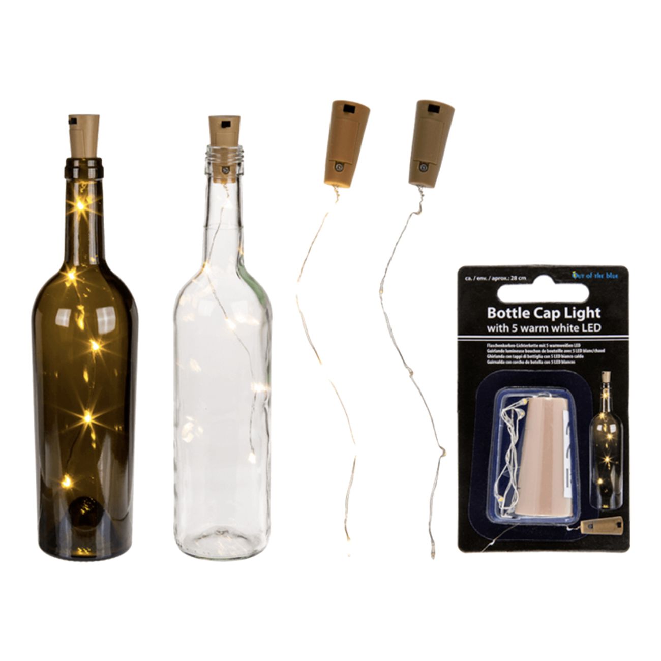 Flaskebelysning Varmhvid