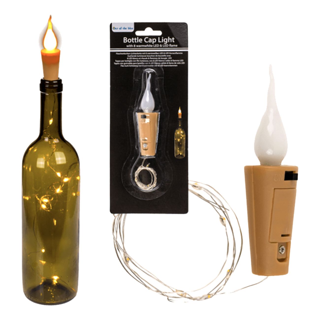 Flaskebelysning Varmhvid