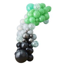 Lysbildefremvisning - Ballonbue Game On Grøn/Grå/Sort