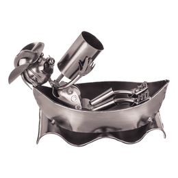 Bildspel - Flaskhållare i Metall Båt