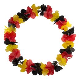 Hawaiikrans Svart/Gul/Röd