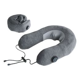 Bildspel - MM Uppblåsbar Nackkudde med Massage