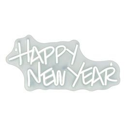 Bildspel - Neonskylt Happy New Year RGB