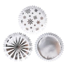 Diaesitys - PME Muffinivuoat Foliolla Kulta/Hopea